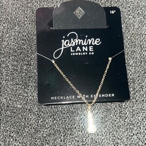 Jasmine Lane Gold Pendant Necklace